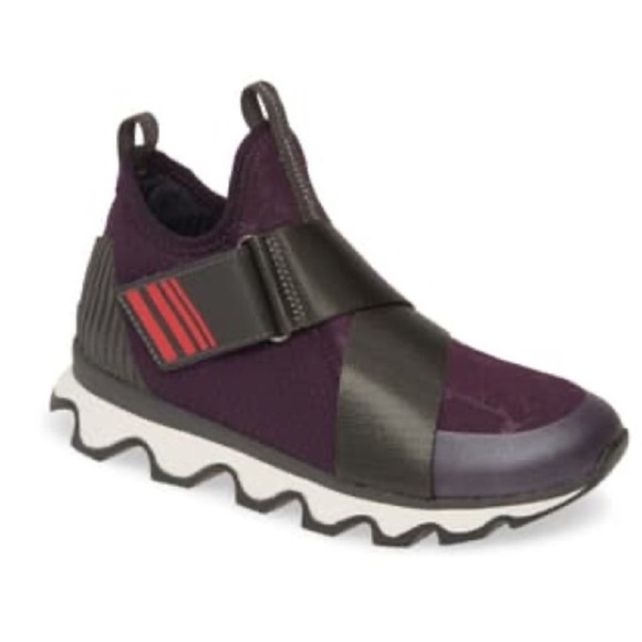 Sorel Kinetic Impact Purple Slip On Sneakers - Picture 1 of 11